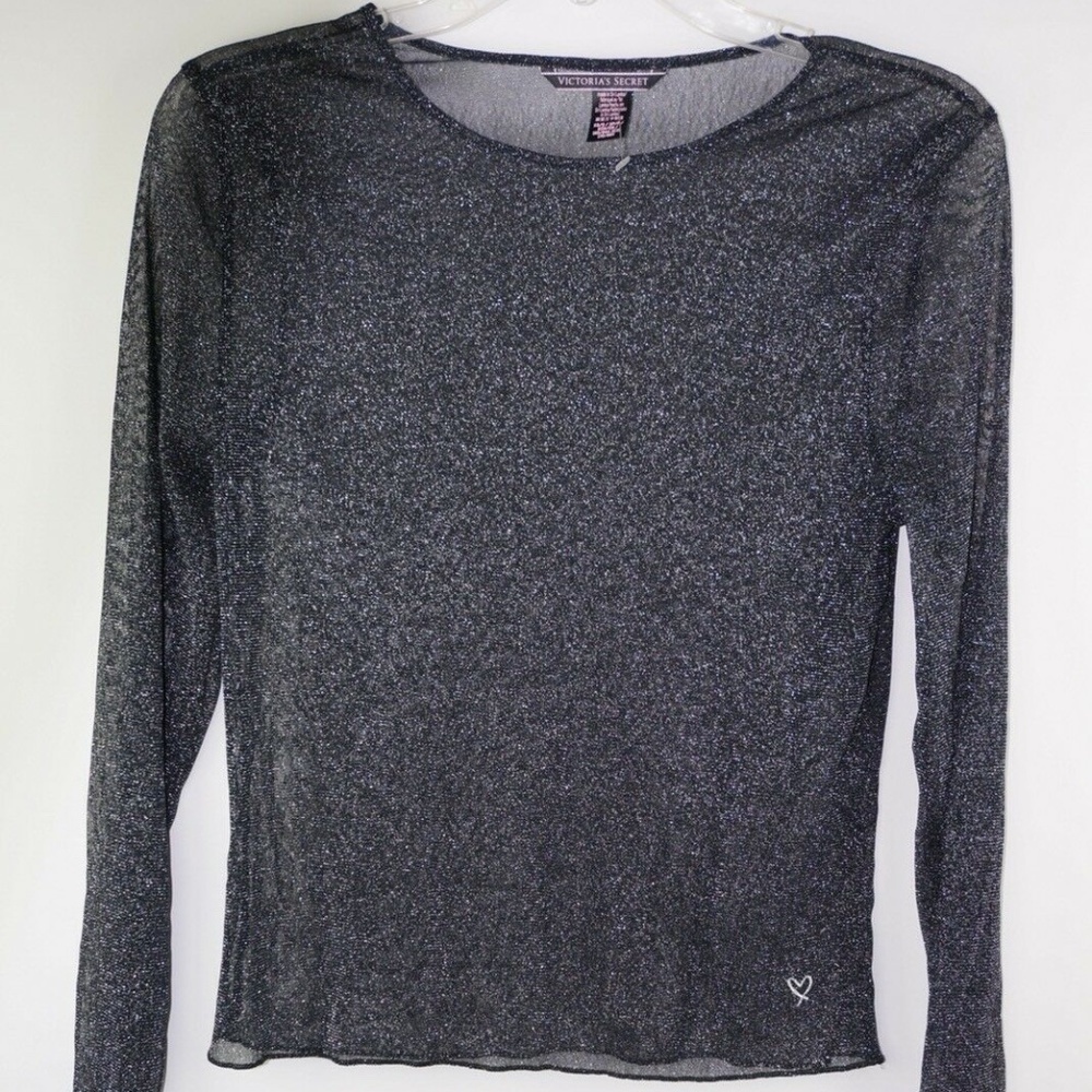 Victoria's Secret Fish Net See Through Shirt Top